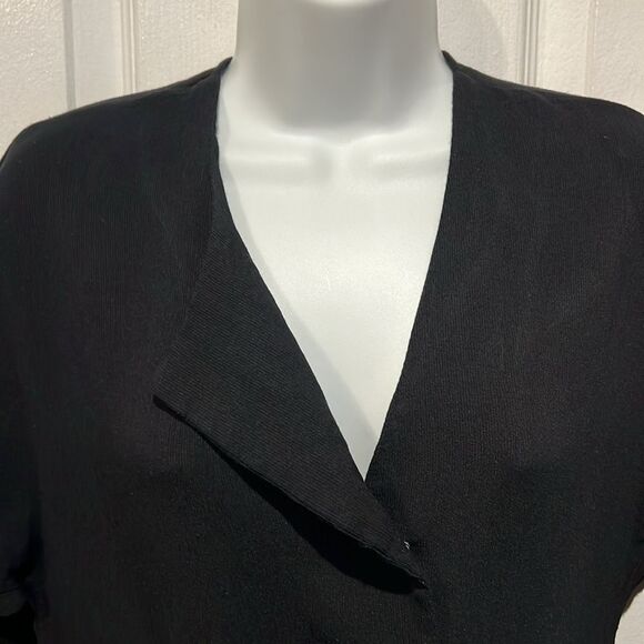 Mango Black Long Sleeve Jumpsuit Size S (fits oversized) Nwot - Picture 2 of 13